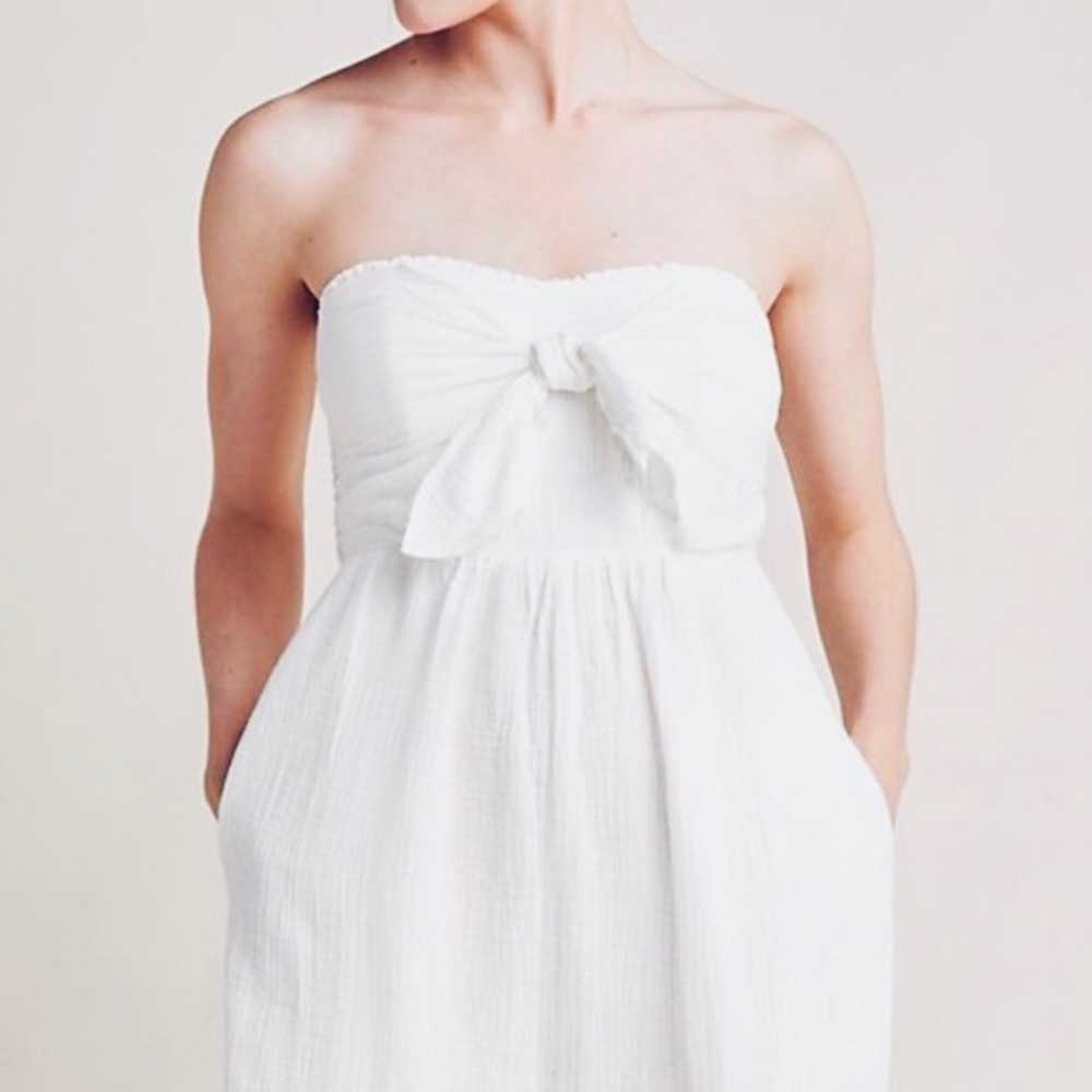 Anthropologie | Tie-front Jumpsuit